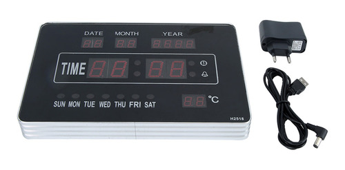 Reloj De Calendario De Temperatura Electrónico Multifunciona