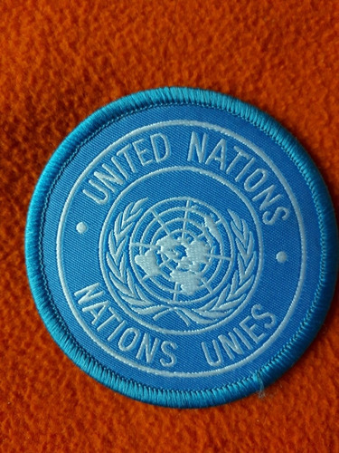 Hermoso Parche Bordado De Las Naciones Unidas