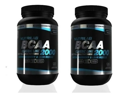 Bcaa 2000 X240 Nutrilab Aminoacidos Ramificados Comprimidos 