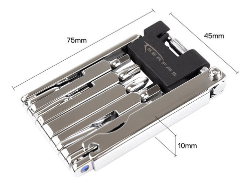 Imagen 5 de 9 de Herramienta Multitool Serfas St-sl C/cortacadena - Racer