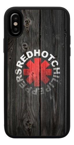 Funda Uso Rudo Tpu Para iPhone Red Hot Chili Peppers Rock Ma