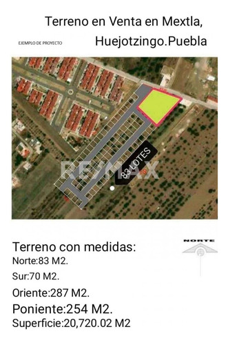 Terreno En Venta En Huejotzingo