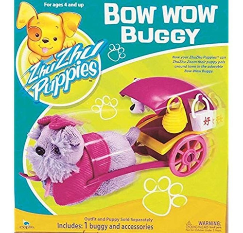 Zhu Zhu Puppies Bow Wow Buggy Cachorro No Incluidos.