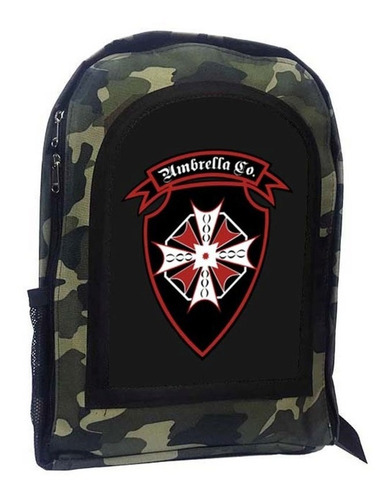 Mochila Camuflada Resident Evil Village D1