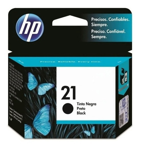 Cartucho Original Hp 21 Negro C9351al