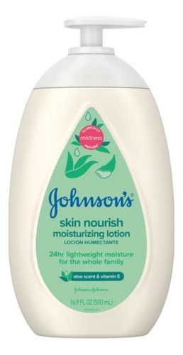 Johnson's Baby Loción Humectantealoe & Vitamina E 500 Ml