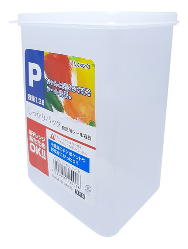 Pote Plastico Japones Nakaya 1.35 Litros Made In Japan