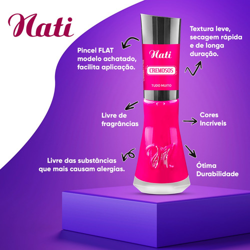 Kit 30 Esmaltes Nati Nova Coleção Promoção Atacado