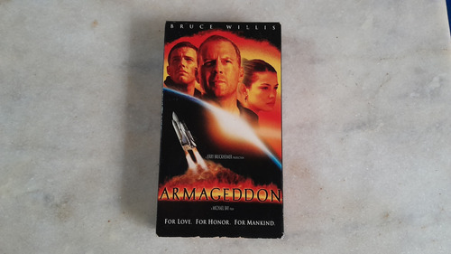 Fita Vhs Armageddon - Bruce Willis, Ben Affleck - Original (Usado)