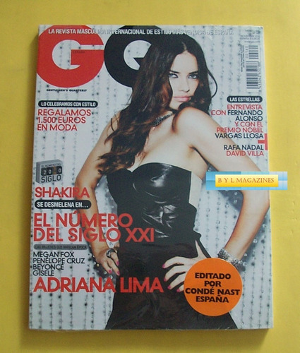 Adriana Lima Revista Gq España 2010
