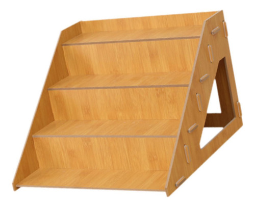 Postrador De Torta De Madera Postre Stand Stank 4 Capas