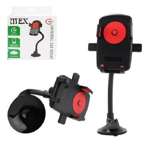 Suporte Veicular Mex Linha C-1023 Vidro 360 Ângulo De Giro