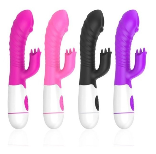 Vibrador Doble Estimulación Clítoris Y Vagina Conejo Punto G