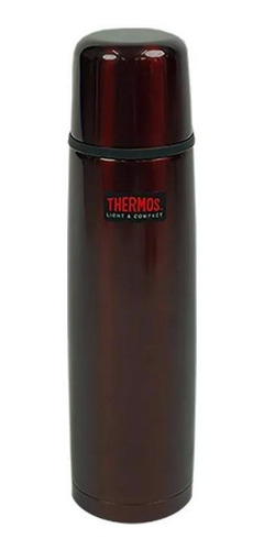 Garrafa Termica Inox Thermos Cairo Vermelha 500ml 12h Quente