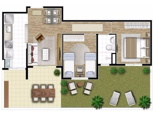 Imagem 9 de 9 de Apartamento Para Venda, 2 Dormitórios, Loteamento City Jaragua - São Paulo - 460