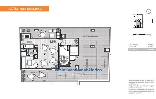 Imagen 2 de 5 de 1 Dormitorio Con Garage Cw175977