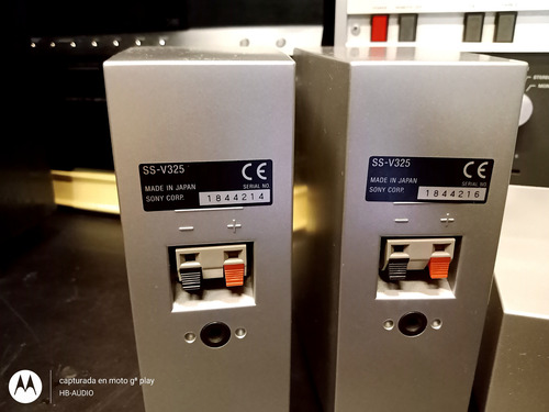 Bafles Satelitales Para Home Theatre Sony Ss-v325 Hbaudio Gris (Usado)