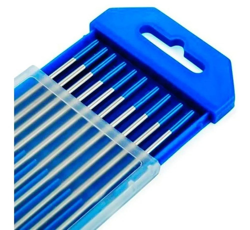 Eletrodo Tungstênio 1,6mm 1/16 Ponta Azul 2%lantânio (10 Pc)