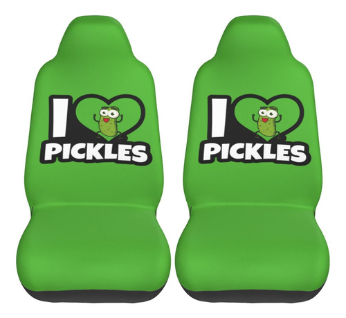 Funda Para Asiento Automovil I-love-pickles- 2 Pieza Facil