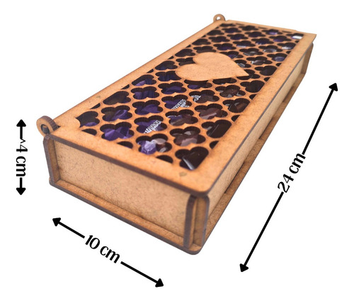 12 Cajas Troqueladas Para Dulces Hecha De Mdf 3mm