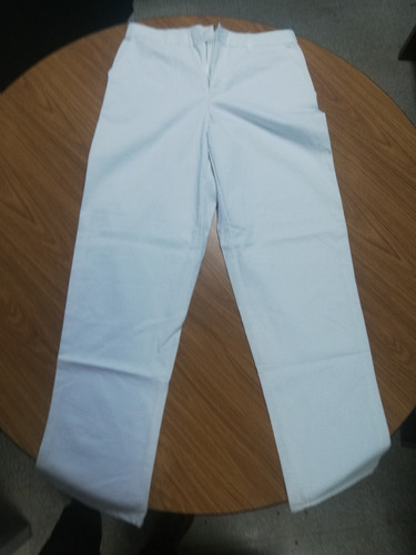 Pantalon Blanco En Drill Para Damas Talla 18