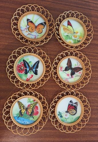 Espectaculares Posavasos De Mariposas