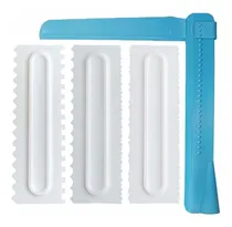 Comprar Juego De 4 Rascadores Para Tartas, Herramienta Pulidora...