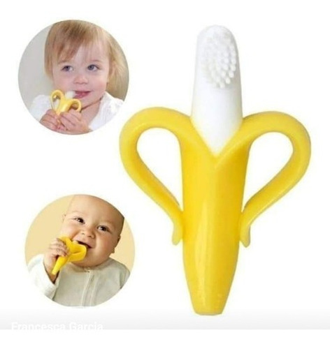 Mordedor Banana Para Bebe Y Cepillo De Diente Y Encías