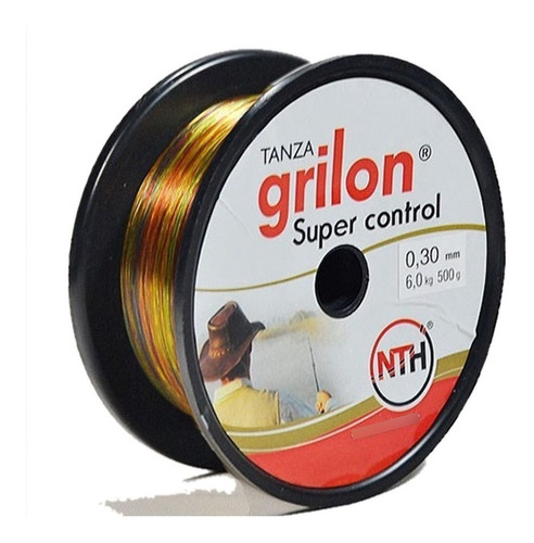 Tanza Pesca Grilon Super Control 050mm Resiste 17,1 Kg Color Rojo