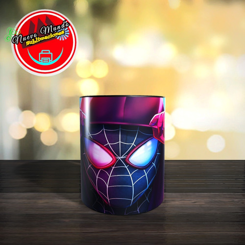 Taza Mágica De Miles Morales - Cara