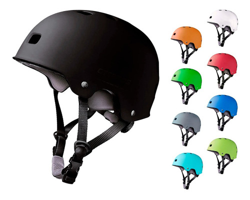 Casco Bicicleta Skate Roller Scooter Adutos Niños Regulable 