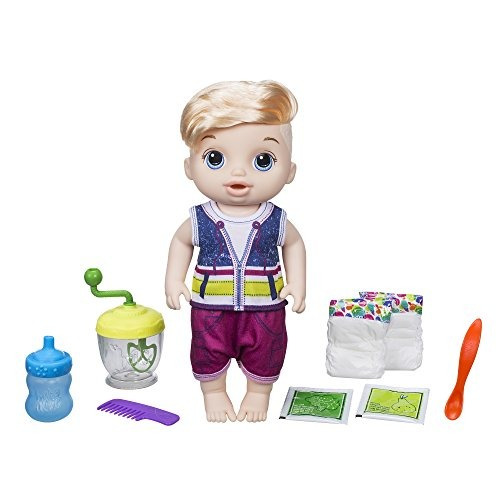 Baby Alive Sweet Spoonfuls Blonde Baby Doll Boy