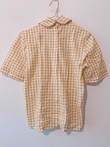 Blusa Cuadrilla Amarillo Reir Enloquecer