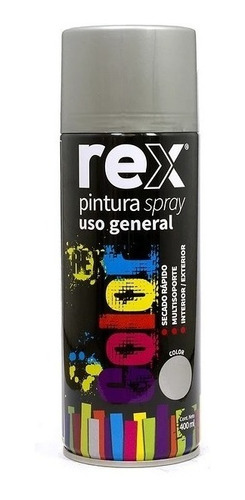 Pintura En Spray Aerosol Aluminio 400ml Rex Rex60001 *ub*