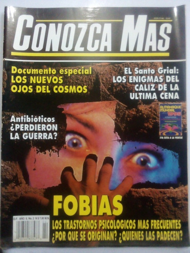 Imagen 1 de 4 de Revista Conozca Más Año 6 No. 2 Fobias Santo Grial Y Más