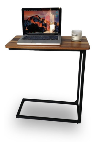 Mesa Lateral Laptop, Apoyo Y Trabajo Rectangular 60x30 X 68a
