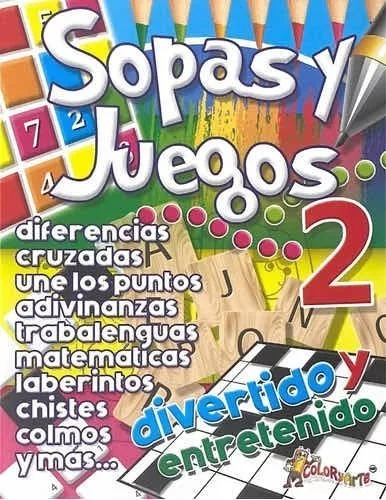 Sopas Y Juegos 2 - Libro Infantil Didáctico