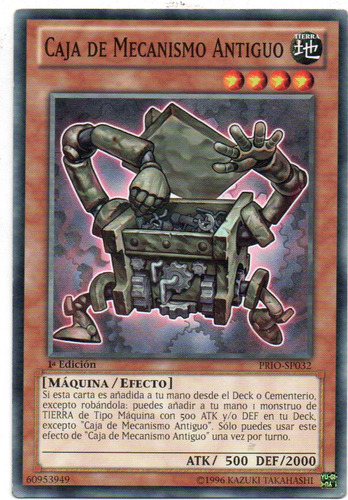 Caja De Mecanismo Antiguo Carta Yugi Prio-sp032 Common