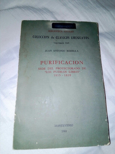 Juan Antonio Rebella, Purificacion, 1981