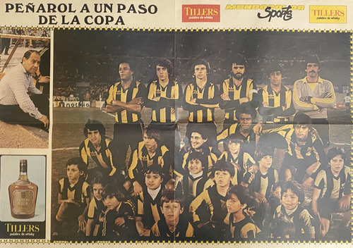  Poster Peñarol 1982 Cerca De La Copa, Mundocolor. Cr04b5