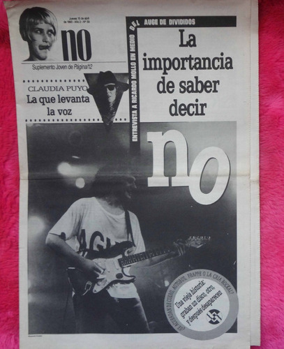 Suplemento No Pagina12 15 Abril 1993 Mollo Puyo Visitantes