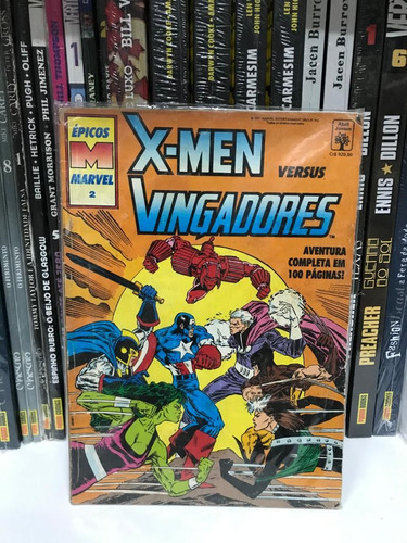 Épicos Marvel N° 2 X-men Versus Vingadores Abril Jovem