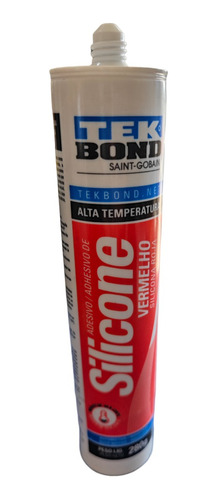 Silicona Roja Alta Temperatura 345º Sellante Tubo 300ml 