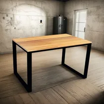 Comprar Mesas De Comedor Living En Hierro Y Madera - Horacio Home