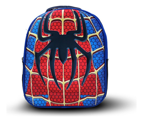 Mochila Infantil Spiderman Vermelho E Azul 34cm