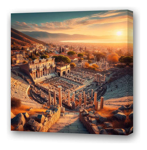 Cuadro 20x20cm Efeso Sitio Arqueológico Impresionante M1