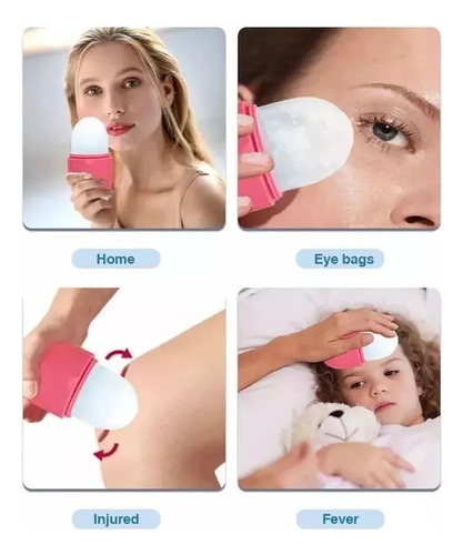 Rodillo Masajeador Crioterapia Facial Hielo Color Segun Disponibilidad