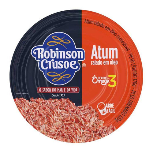 Atum Ralado em Óleo Robinson Crusoe 170g