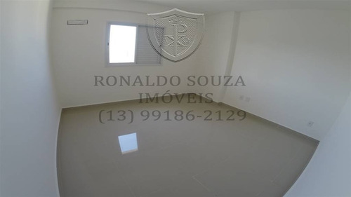 Imagem 12 de 30 de Praia Grande - Ocian - Linda Cobertura Duplex- 3 Dormitórios - 2 Salas - Salão De Festas - Vista Para O Mar - Rs60