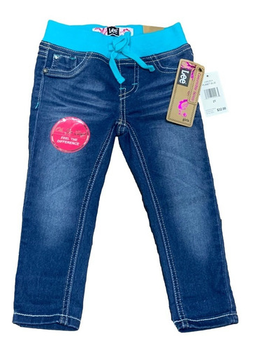 Pantalón En Jeans Marca Lee Para Bebé Niña Talla 18-24meses